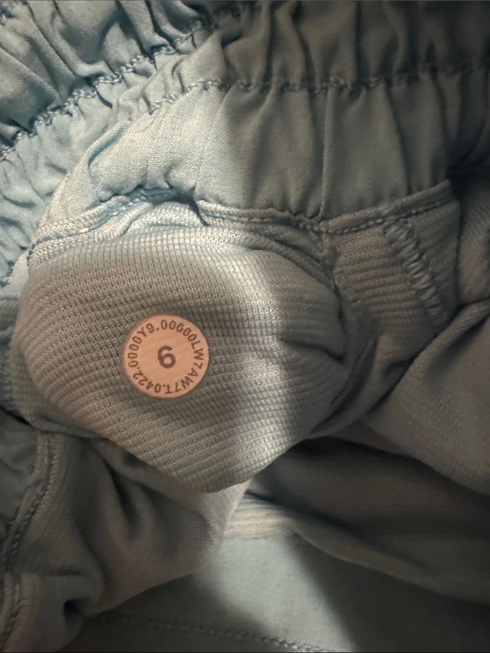 Lululemon Hotty Hot High-Rise Lined 4” Short in Blue Chill in Size 6